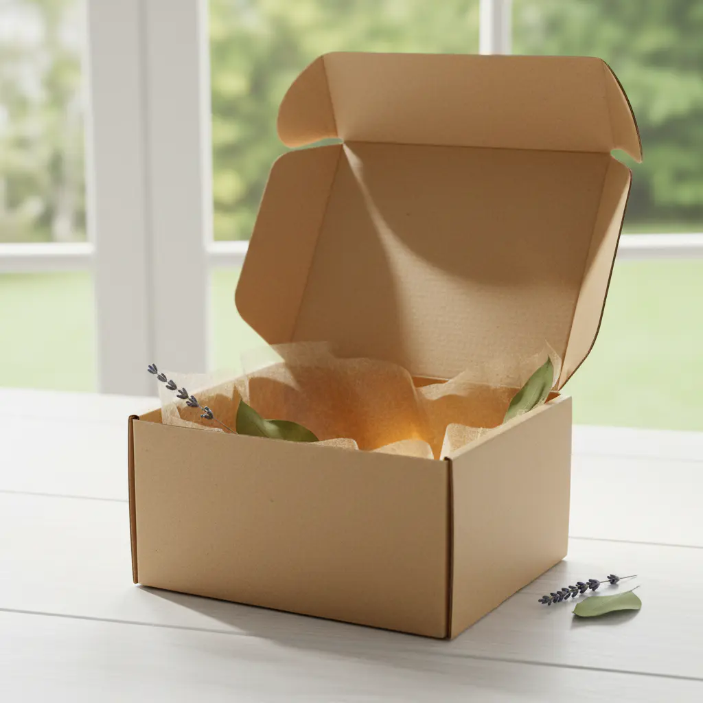 Open eco friendly box
