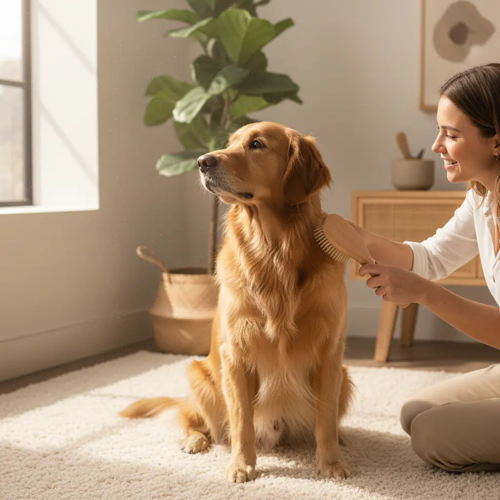 Brushing pet